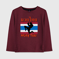 Детский лонгслив THAI FIGHTER Боец Муай Тай