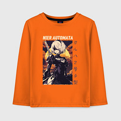 Детский лонгслив NIER: AUTOMATA 2B