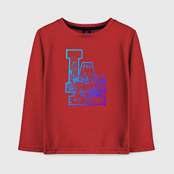 Детский лонгслив Los angeles lakers баскетбол