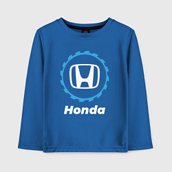 Лонгслив хлопковый детский Honda в стиле Top Gear, цвет: синий