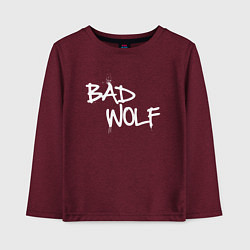 Детский лонгслив Bad Wolf злой волк