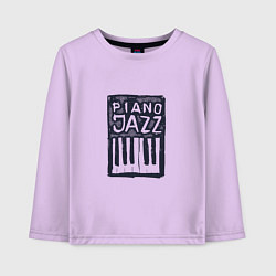 Детский лонгслив Piano Jazz