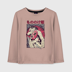 Детский лонгслив ПРИНЦЕССА МОНОНОКЕPRINCESS MONONOKE