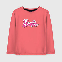 Детский лонгслив Barbie logo