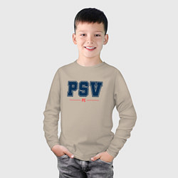 Лонгслив хлопковый детский PSV FC Classic, цвет: миндальный — фото 2