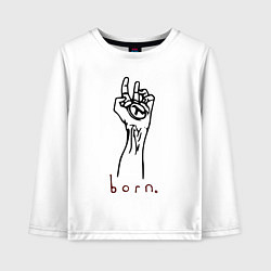 Детский лонгслив Half life - born