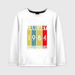 Детский лонгслив 1984 - Январь