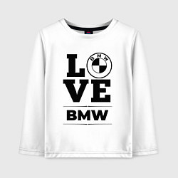 Детский лонгслив BMW love classic
