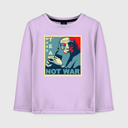 Детский лонгслив Make tea, not war