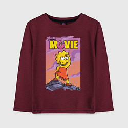 Детский лонгслив Lisa Simpson смотрит в даль - movie