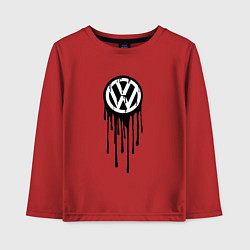 Детский лонгслив Volkswagen - art logo