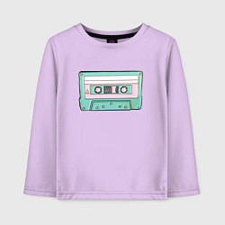 Детский лонгслив Музыкальная кассета - олды поймут