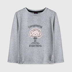Детский лонгслив I Overthink Everything
