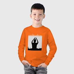 Лонгслив хлопковый детский World Violation Tour Depeche Mode, цвет: оранжевый — фото 2