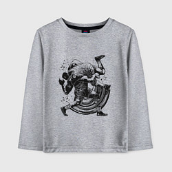 Детский лонгслив Борьба
