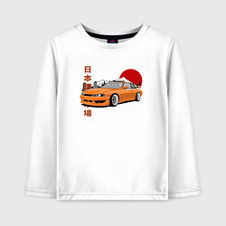 Детский лонгслив Silvia s14 JDM Retro Car