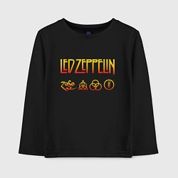 Детский лонгслив Led Zeppelin - logotype