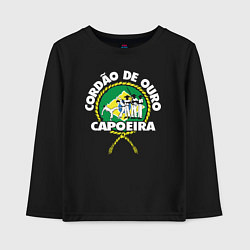Детский лонгслив Capoeira - Cordao de ouro flag of Brazil