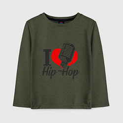 Детский лонгслив Love Hip Hop