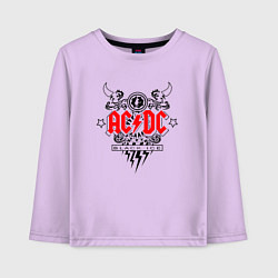 Детский лонгслив ACDC Black Ice с молниями