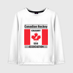 Детский лонгслив Федерация хоккея Канады