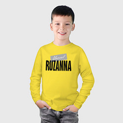 Лонгслив хлопковый детский Unreal Ruzanna, цвет: желтый — фото 2