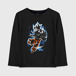 Детский лонгслив Dragon Ball - Son Goku - neon