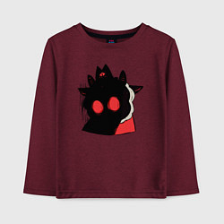 Детский лонгслив Cult of the Lamb - Овечка в испуге