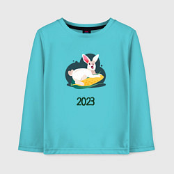 Детский лонгслив Кролик 2023
