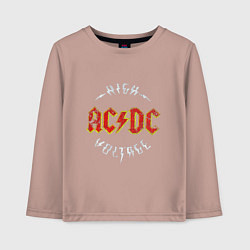 Детский лонгслив AC-DC Высокое напряжение