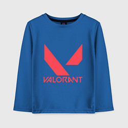 Детский лонгслив Valorant - logo