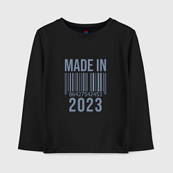 Детский лонгслив Made in 2023