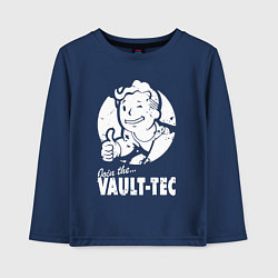 Детский лонгслив Vault boy - join the vault tec