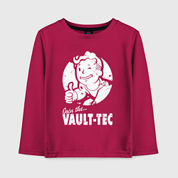 Детский лонгслив Vault boy - join the vault tec