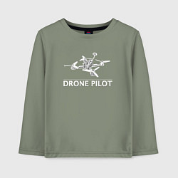 Детский лонгслив Drones pilot