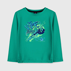 Детский лонгслив Волна и фристайл