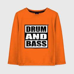 Детский лонгслив DnB cube