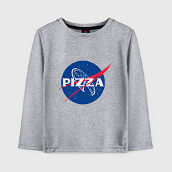 Детский лонгслив Nasa - pizza