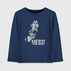 Детский лонгслив Leo Messi scream