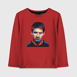 Детский лонгслив Face Messi