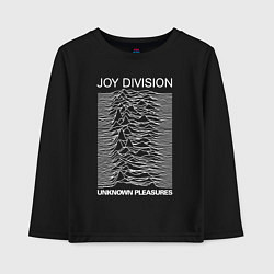 Лонгслив хлопковый детский Joy Division, цвет: черный