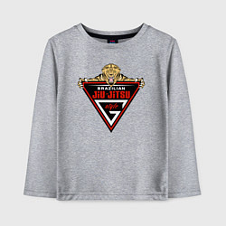 Детский лонгслив Лев борец