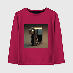 Лонгслив хлопковый детский Смартофон, цвет: маджента