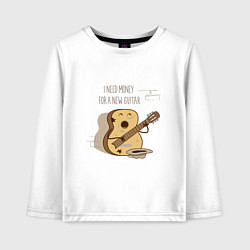 Детский лонгслив Нужна новая гитара