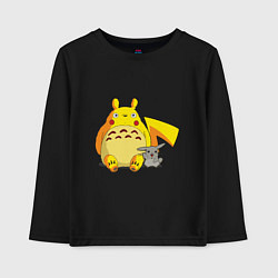 Детский лонгслив Pika Totoro