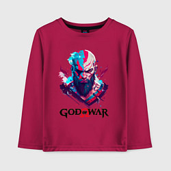 Детский лонгслив God of War, Kratos
