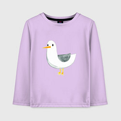 Детский лонгслив Чайка милая