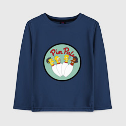 Детский лонгслив Simpsons bowling