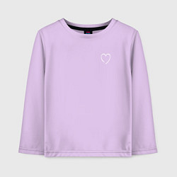 Детский лонгслив Minimal love