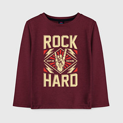Детский лонгслив Хард-рок
